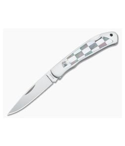 Moki Lockback Checkered Pearl - MK-610EF 1