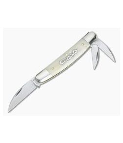 Tidioute #62 Pocket Carver Three Blade Smooth White Bone - GEC-620320-SWB 1