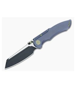 WE Knife Co 620C Blue Ti Black-Satin M390 - WE-620C 1