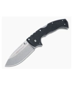 Cold Steel 4-Max Scout Demko Stonewashed AUS10A Black Griv-Ex Tri-Ad Lock Folder 62RQ - CS-62RQ 1
