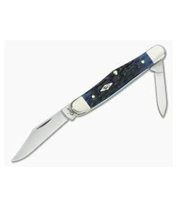 Case Half Whittler Peach Seed Jig Ocean Blue Bone 63636 - CA-63636 1