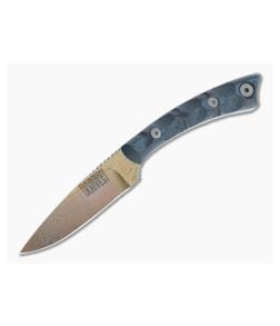 Dawson Knives Angler Arizona Copper 3V Blue/Black G10 Fixed Blade - DK-63653 1