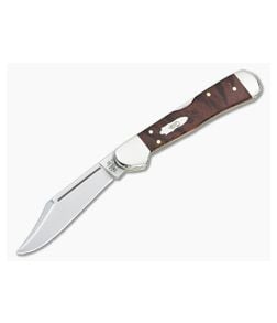 Case Mini Copperlock Brown Maple Burl Wood 64067 - CA-64067 1