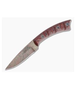Dawson Knives Angler Arizona Copper 3V Red/Black G10 Fixed Blade - DK-64117 1