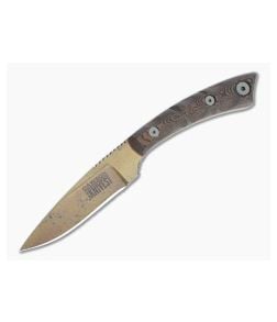 Dawson Knives Angler Arizona Copper 3V Orange/Black G10 Fixed Blade - DK-64124 1