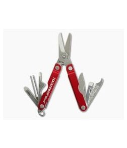 Leatherman Micra Scissors Multi-Tool Red Aluminum 64330101K - LM-64330101K 1