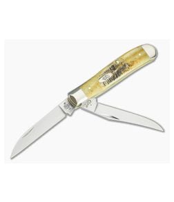 Case Mini Trapper Wharncliffe Burnt Bone Stag 65305 - CA-65305 1