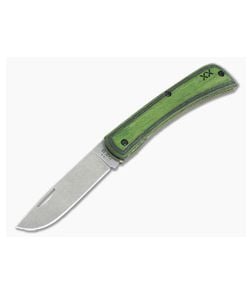 Case XR Sod Buster Jr. Green and Black Laminate Wood 66383 - CA-66383 1
