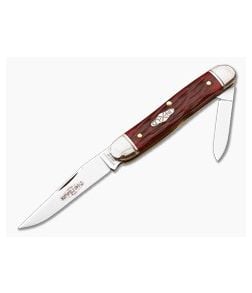 Northfield Cutlery #66 Calf Roper Slim Garnet Jig Bone Serialize - GEC-668214-GJB-S 1