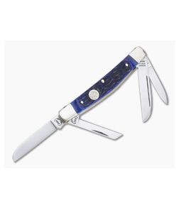 Buck Creek Little Bear & Bull Blue Pick Bone Slip Joint 6682BLPB - BC-6682BLPB 1