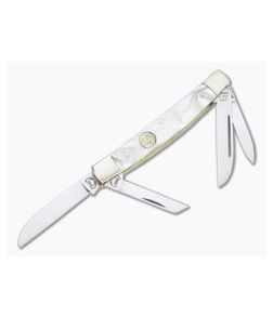 Buck Creek Little Bear & Bull Cracked Ice Celluloid Slip Joint 6682CI - BC-6682CI 1