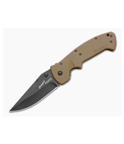 CRKT Crawford Kasper Black Plain Folder OD Green Zytel Handle 6773KOD - CRKT-6773KOD 1