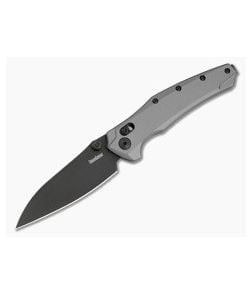 Kershaw Bareknuckle DuraLock Gray Aluminum MagnaCut Black PVD Folding Knife (3.50" Blade) 6777GRYBLK - KS-6777GRYBLK 1