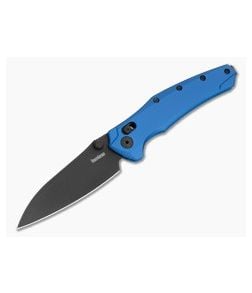 Kershaw Bareknuckle DuraLock Navy Blue Aluminum MagnaCut Black PVD Folding Knife (3.50" Blade) 6777NBBLK - KS-6777NBBLK 1