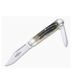 Northfield UN-X-LD #68 White Owl Sambar Stag Slip Joint 681221-02 - GEC-681221-SS-02 1