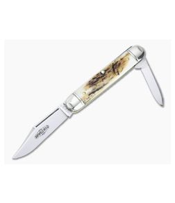 Northfield UN-X-LD #68 White Owl Sambar Stag Slip Joint 681221-13 - GEC-681221-SS-13 1