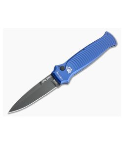Piranha P6 Bodyguard Tactical PVD S30V Blue Button Lock Automatic - PRN-6BT 1
