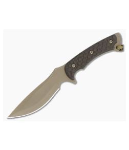 Spartan Blades Nyx Combat FDE Blade Green Handle - SB-6DEGRNLTN 1