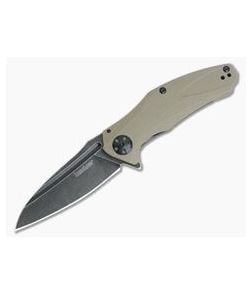 Kershaw Natrix Tan BlackWash Sub-Frame Lock KVT Bearing Flipper 7007TANBW - KS-7007TANBW 1
