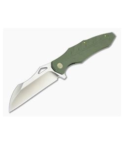 WE Knife Co 701B Flipper Green G10 Satin D2 - WE-701B 1