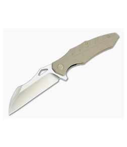 WE Knife Co 701D Flipper Tan G10 Satin D2 - WE-701D 1