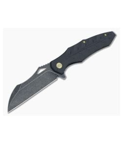WE Knife Co 701E Flipper Black G10 Black Stonewash D2 - WE-701E 1