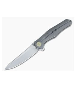 WE Knife Co 702A Integral Grey Ti Rubbed Satin M390 - WE-702A 1