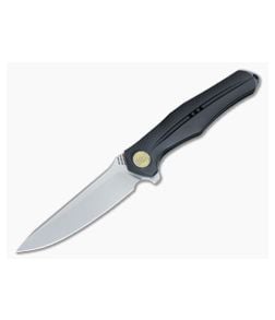 WE Knife Co 702B Integral Black Ti Rubbed Satin M390 - WE-702B 1