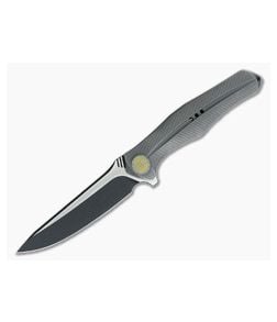 WE Knife Co 702C Integral Grey Ti Black Stonewash Satin M390 - WE-702C 1