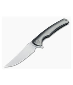 WE Knife Co 704E Flipper Grey Ti Rubbed Satin M390 - WE-704E 1