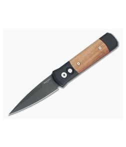 Protech Godson Red Ironbark Black DLC Blade Auto - PT-707-RIE 1