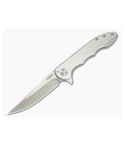 CRKT Up & At 'Em Steel Frame Lock Flipper Matthew Lerch Design 7076 - CRKT-7076 1