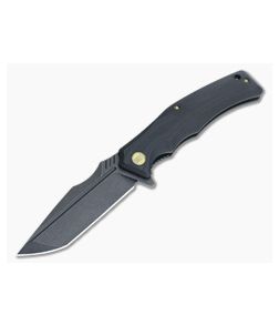 WE Knife Co Thraex 709E Flipper Black G10 Black Stonewash D2 - WE-709E 1