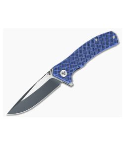 WE Knife Co Blitz 711A Flipper Blue G10 Two-Tone VG10 - WE-711A 1