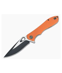 WE Knife 715A Ignition Flipper Orange G10 Black Two-Tone VG10 - WE-715A 1
