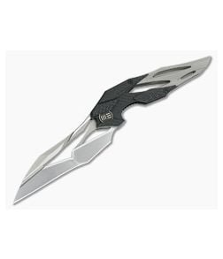 WE Knives 719B Eschaton Isham Flipper Carbon Fiber Titanium Stonewashed M390 - WE-719B 1