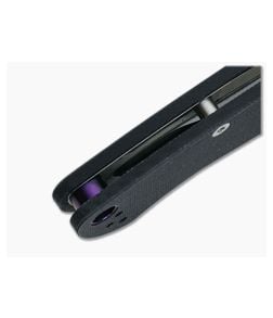 Flytanium Titanium Lanyard Tube for Spyderco ParaMilitary 2 - Purple - FLY-71P 1