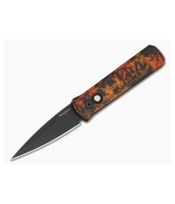 Protech Godson Auto Del Fuego Black DLC Blade - PT-721-DF2 1