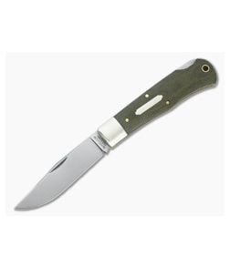 Tidioute Cutlery #72 Cody Scout Green Canvas Micarta - GEC-721116LB-GCM 1
