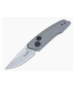 Kershaw Launch 9 Gray Aluminum Handle Stonewashed CPM-154 Drop Point 7250GRYSW - KS-7250GRYSW 1
