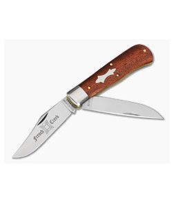 Great Eastern Cutlery Tidioute #72 French Creek Trapper Bloodwood 1095 Carbon Steel Two-Blade Pocket Knife (3.87" Closed) 728226 - GEC-728226-BW 1