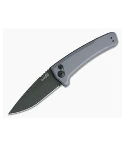 Kershaw Launch 3 Gray Aluminum Black DLC Automatic Knife 7300GRYBLK - KS-7300GRYBLK 1