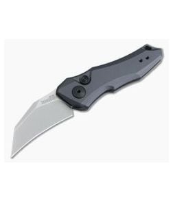Kershaw Launch 10 Hawkbill Gray Aluminum Stonewashed CPM-154 Automatic Knife 7350 - KS-7350 1