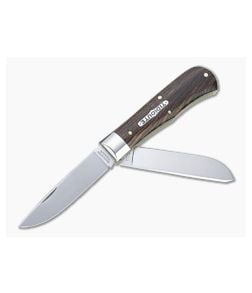 Tidioute #73 Scout Trapper Slip Joint Folder Mexican Bocote Wood - GEC-735221-MBW 1