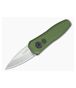 Kershaw Launch 4 Mini Auto Green Handle Satin Blade - KS-7500OL 1