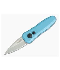 Kershaw Launch 4 Mini Teal Aluminum Stonewash Automatic Knife 7500TEALSW - KS-7500TEALSW 1