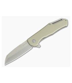 Kabar Jarosz Titanium Frame Lock Flipper Wharncliffe 7508 - KA-7508 1