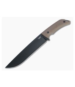 Kabar Jarosz Camp Turok Black 1095 Brown Ultramid Fixed Blade Knife 7511 - KA-7511 1