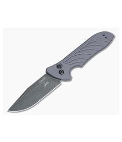 Kershaw Launch 5 Emerson Gray Alumium BlackWash Automatic Knife 7600GRYBW - KS-7600GRYBW 1