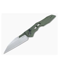 Kershaw Launch 13 Automatic Olive Green Aluminum Handle CPM-154 Wharncliffe Blade 7650OL - KS-7650OL 1